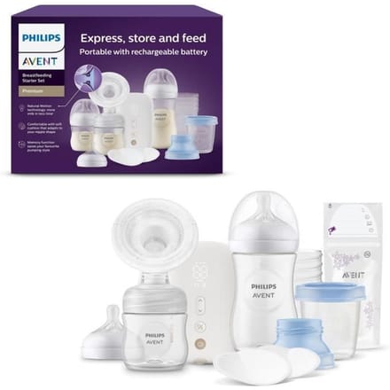 Philips Avent Enkele Oplaadbare Elektrische Borstkolf Set - Cadeauset - Borstkolven - Draagbaar - SCD330/31