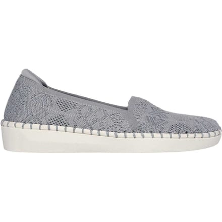Skechers Dames Sepulveda Haakwerk Sneakers (Grijs)