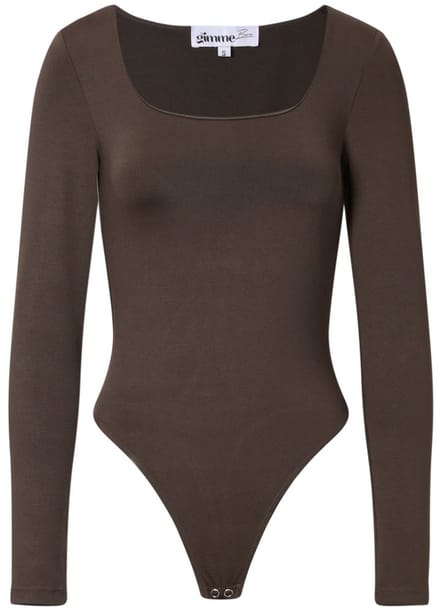 Comfortabele Gebreide Nylon Shapewear Bodysuit - Groen - Maat M
