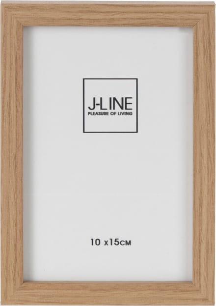 J-Line fotolijst Basic - hout - naturel - extra small - 4 stuks