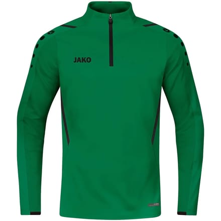 Jako - Ziptop Challenge - Groene Longsleeve Kids-140