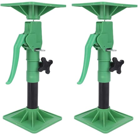 Verstelbare Steunpaal - Telescopische Stang - Kasten Plaatsen - Koolstofstaal Constructie - 30-59 cm - Zilver
