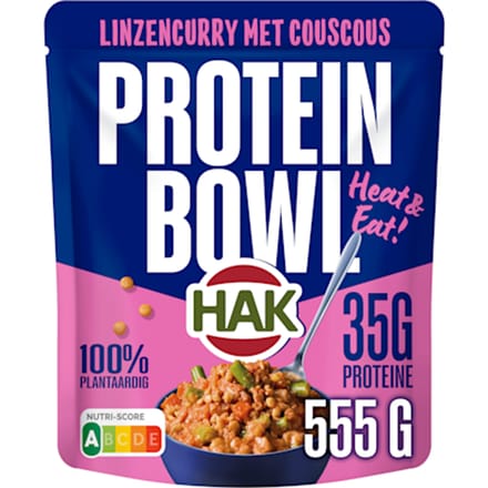 Linzencurry Proteïne Bowl