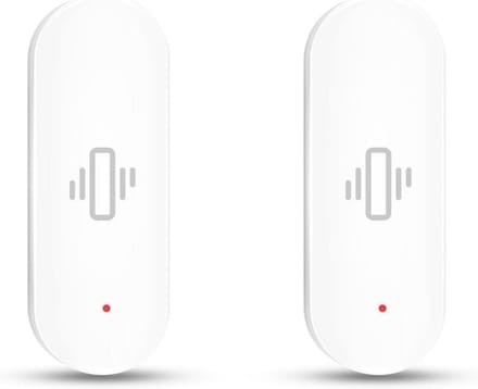 Brievenbussensor - Bewegingsmelder Alarm - Huis Beveiliging - Real-time Meldingen - 2 Stuks - Wit