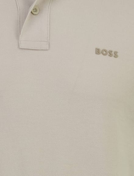 Grijs poloshirt BOSS Orange Prime korte mouw