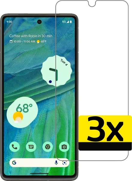 Screenprotector - Geschikt voor Google Pixel 7 - 3 Stuks - Extra Sterk - Beschermglas - Gehard Glas - Tempered Glass - Screen Protector
