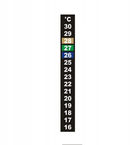 Bimberek - Watertemperatuursticker - C-16-30°C - Zelfklevend - C-16-30°C