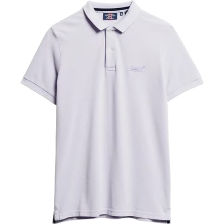 Superdry Vint Destroy Korte Mouw Poloshirt Paars S Man