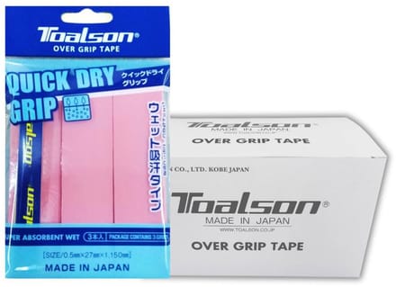 Toalson Quick Dry Overgrip Roze - Tennis Padel - 3 Stuks (10x3 stuks)