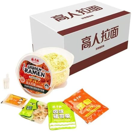 【Halal voedsel】Yang Zhang Gui Master Ramen Rijke tomatensmaak 168 g * 12 emmers (Volle doos)