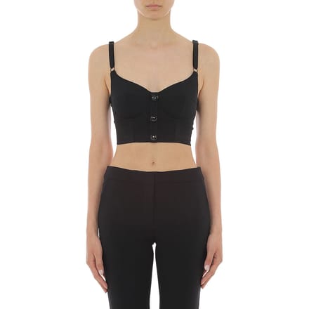 Moschino Top Black Taglia: 38 | Canottiere Outlet | Donna | Nero