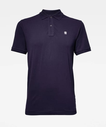 G-STAR Dunda slim polo s\s Heren Poloshirt - sartho blue