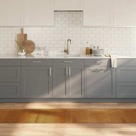 vidaXL - Vloerkleed - rechthoekig - 60x400 - cm - bamboe - bruin