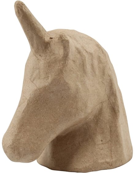 Creativ Company Unicorn Head Papier-mâché
