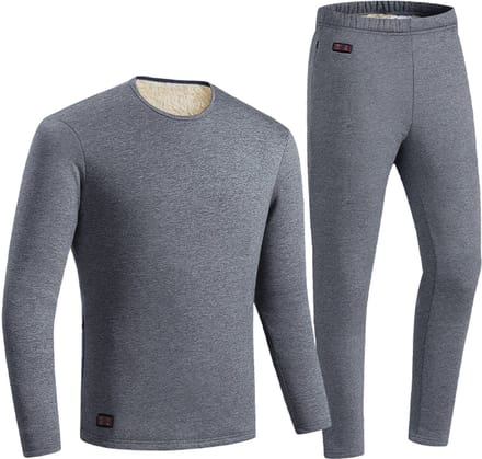 Verwarmd ondergoed heren Grey L