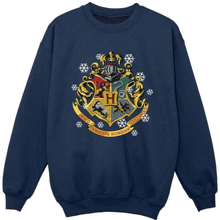 Harry Potter Sweatshirt met kerstmotief voor jongens (Marineblauw)