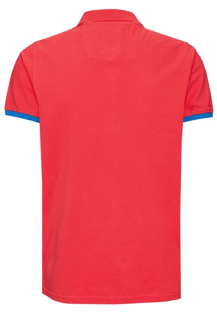 Contrast Polo Piqué Shirt Normale Pasvorm