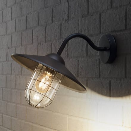 EGLO Melgoa Wandlamp Buiten - E27 - 30 cm - Zwart