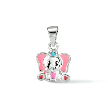 Zilver Gerhodineerde Hanger olifant 1334492