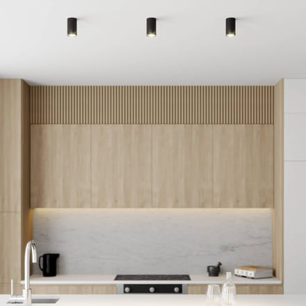 Nowodvorski Lighting Downlight Eye S in cilindervorm, zwart