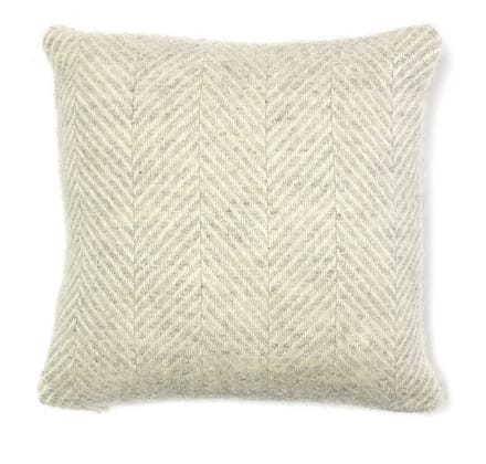 WOOOL Kussen - ALASKA (Silver Grey) - 50x50cm - 100% Wol
