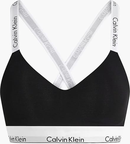 Calvin Klein dames Modern Cotton lightly lined bralette - bralette - zwart