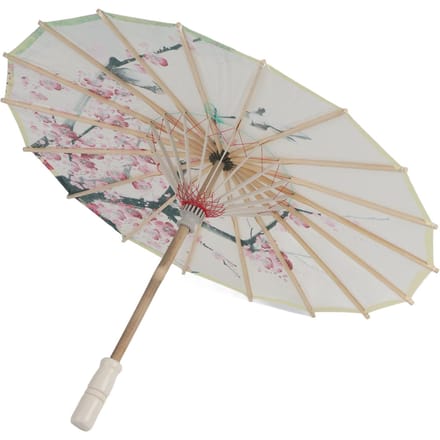 Klein Formaat Handgemaakte Geoliede Papier Paraplu Chinese Kunst Klassieke Dans Paraplu Pruimenbloesem gray