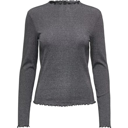 ONLY - ONLEMMA LIFE LS GLITTER TOP JRS Dames Top