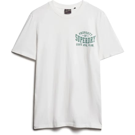 Superdry - Athletic College T-shirt met print - Heren - T-shirts