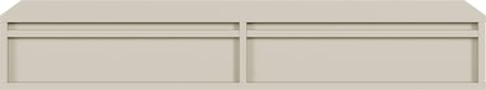 Selsey Evo - Hangende toilettafel 110 cm - Grijs beige