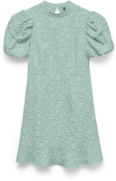 VERO MODA - VMFIONA SS HIGH NECK SHORT DRESS EXP - Dames - Mini jurken