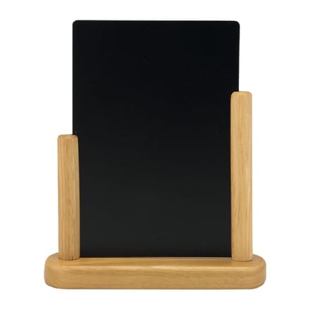 Securit tafelkrijtbordje teak 28x20cm