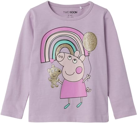 NAME IT - TMFPUDEL PEPPAPIG LS TOP NOOS CPLG - Meisjes - Lange mouwen shirts