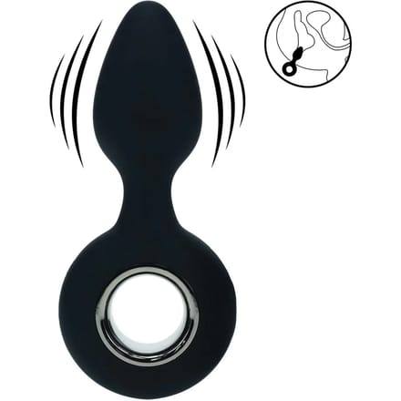 Levelz - Vibrerende Siliconen Butt Plug met Ring