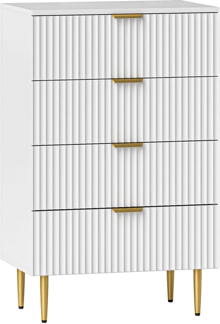 HOMCOM ladekast - MDF - 60x40x96cm - Wit