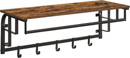 MIRA Home - Kapstok - Garderoberek - Wandkapstop - Bruin