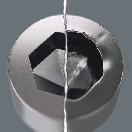 Elektronische zeskantschroevendraaier voor fijnmechanica, Hex-Plus 2,5 x 60 mm