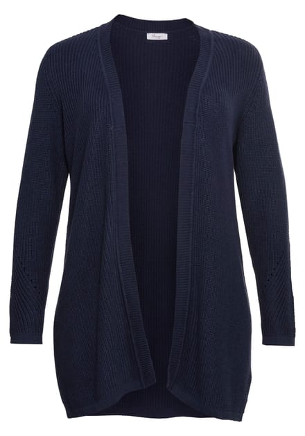 Lang gebreid vest