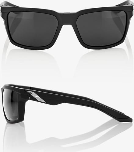 100% DAZE Soft Tact Black - Smoke Lens