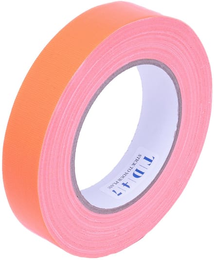 TD47 Gaffa Tape 25mm x 25m Fluor Oranje