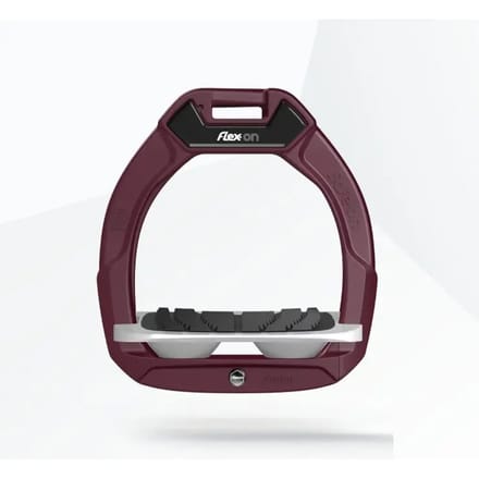 Veiligheidsbogen voor ruitersport Geschuin Grip Bordeaux/Grijs/Grijs kind Flex-On Safe-On
