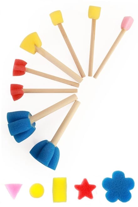 Figuursponsjes 8 assortie
