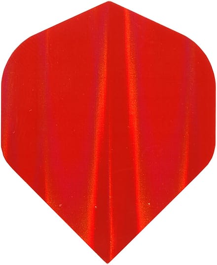 DLDarts - Holographic Standaard Flight - 75 micron - 1 set - Rood
