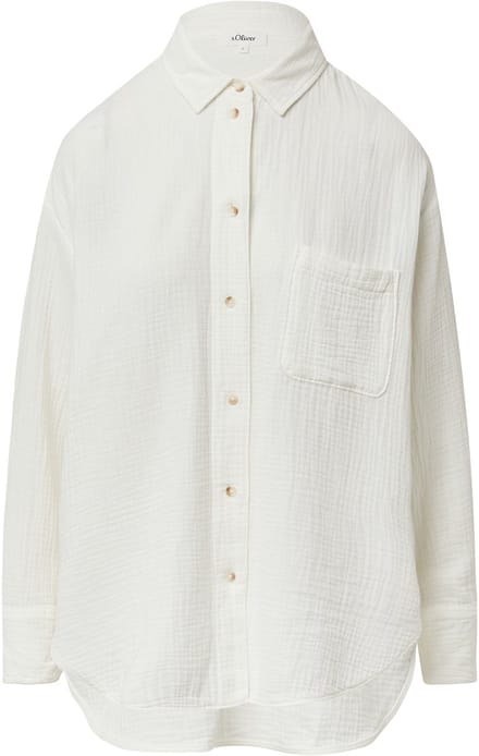 s.Oliver - female - Oversized blouse van mousseline