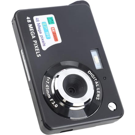 4K Digitale Camera met 2.7in LCD Ingebouwd Invullicht 48MP 8x Zoom Anti-Shake Zakcamera voor wit