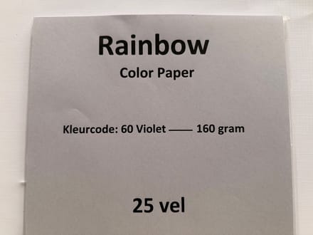 Rainbow Kl-60 violet 160 gram papier