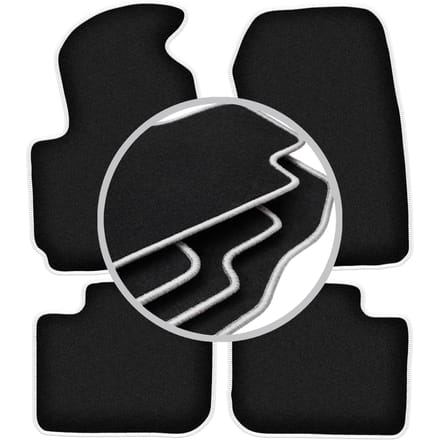 CARLUX-SILVER automatten voor: Mitsubishi Colt VII hatchback (2004-2008)