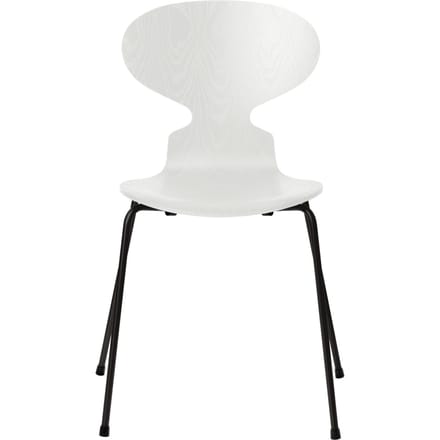 Fritz Hansen Ant Stoel - wit - zwart