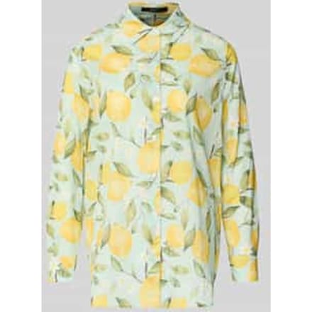 regular fit blouse in all-over look