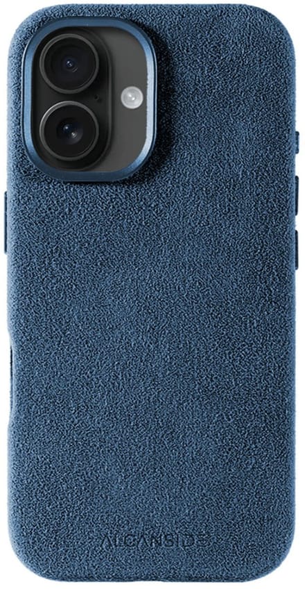 iPhone 16 - Alcantara Case - Ocean blue